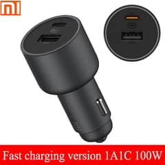 MI 100W Car Charger Fast Charge Version 1A 1C CC07ZM