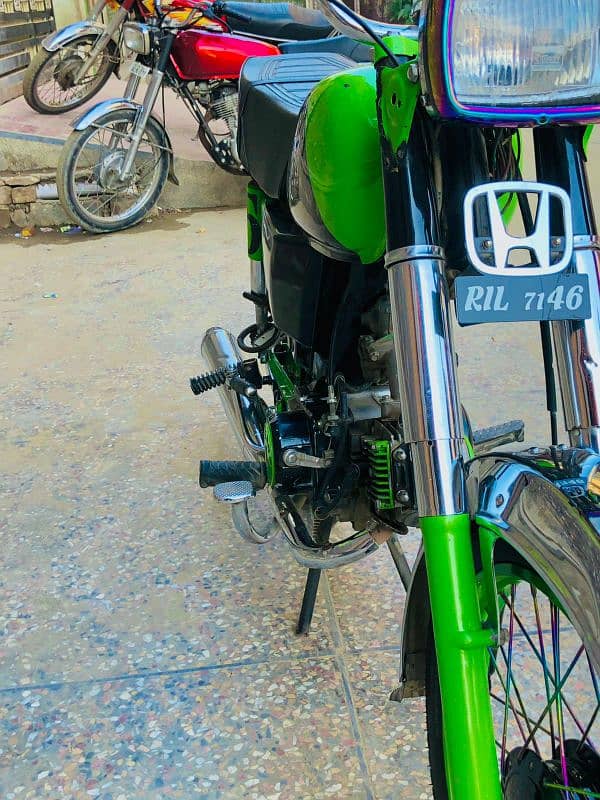 Unique bike Rawalpindi number 6