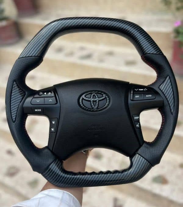 Toyota Corolla Carbon fiber steering 1