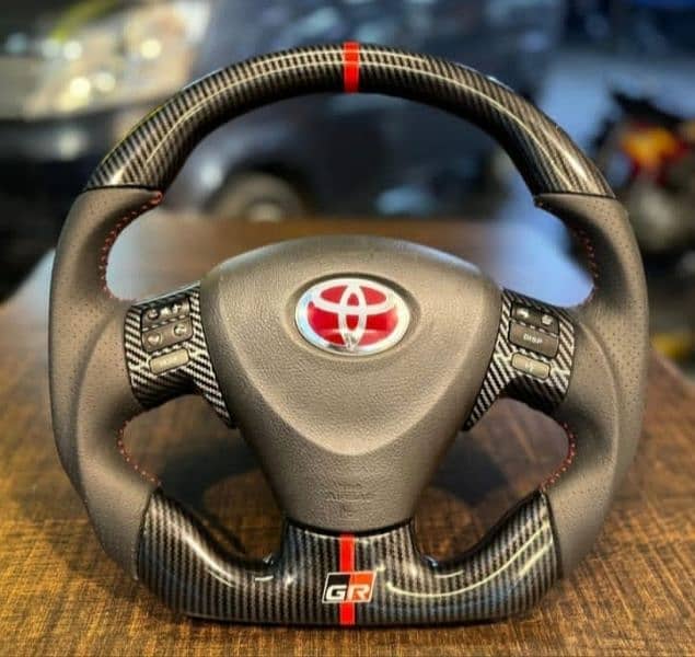 Toyota Corolla Carbon fiber steering 2