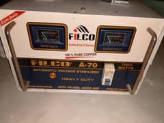 FILCO Brand New condition Stabilizer A-70 7000 Watts