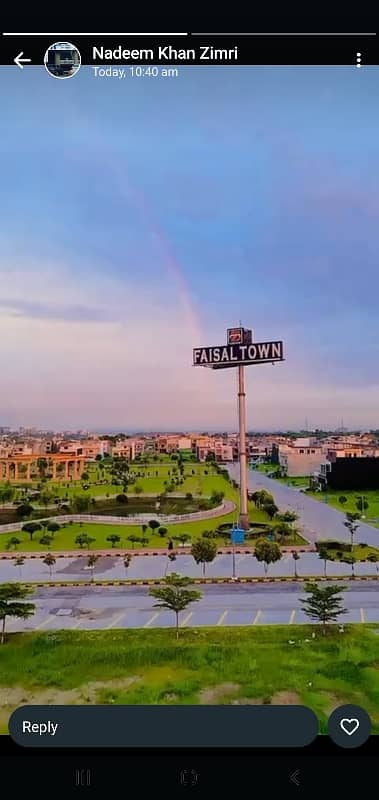 20 Marla Residential corner Plot Available For Sale. In Faisal town F-18 Islamabad. 8