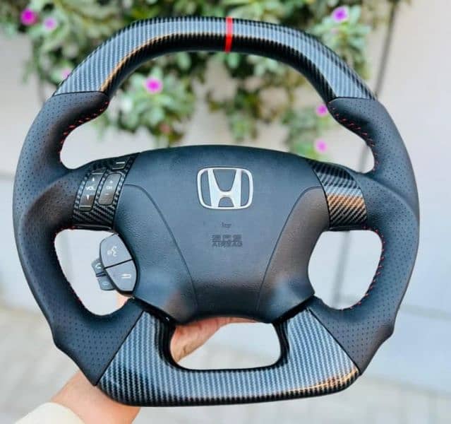 Honda Civic CF 2005  Carbon fiber steering 0