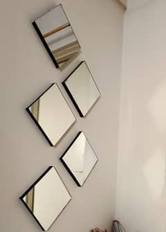 Elegant set of _5_ looking mirrors.