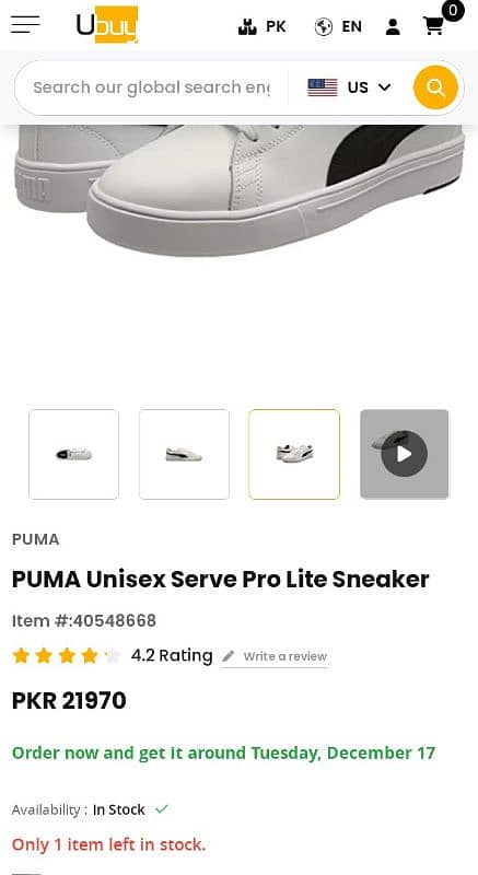 puma unisex serve pro lite sneakers 1