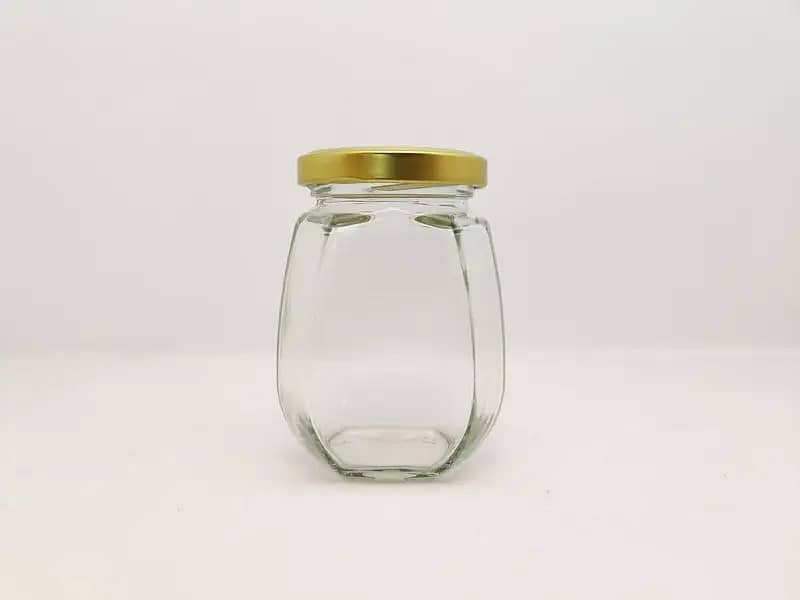 Glass Bottles, Glass Jars|Square glass jar|Hexagon jar|Round glass ja 10