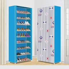 10 Layers Shoes Rack with Cover