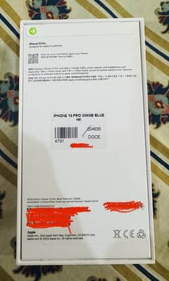 iPhone 15pro 256gb