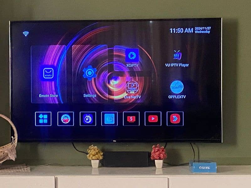 tcl led 5.5 inch with android box 3