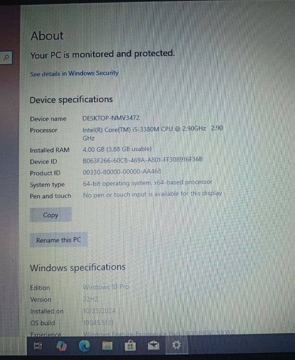 Dell latitude Core i5 3rd Generation for sale Contact #03097141785 1