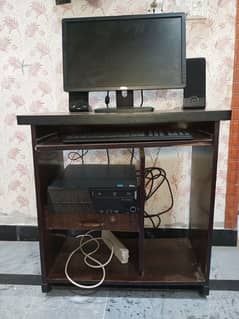 Lcd/pc/key board and computer table for sale