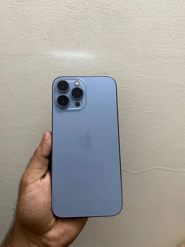 13pro max ( sierra blue) 128gb Factory unlock  No pta  89% 5