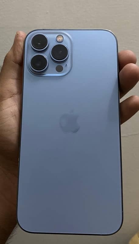 13pro max ( sierra blue) 128gb Factory unlock  No pta  89% 8