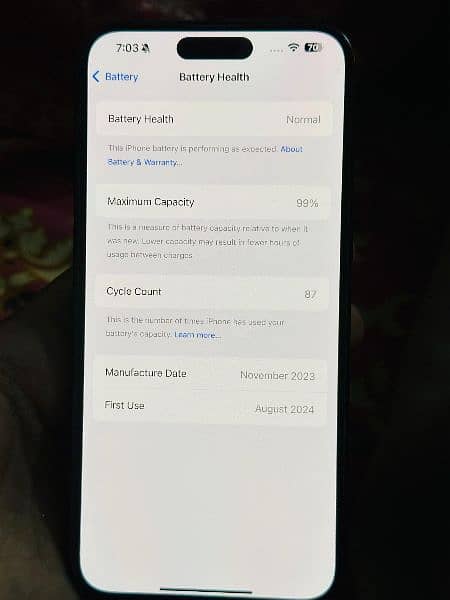 Iphone 15 Pro Max 256gb Blue titanium 3