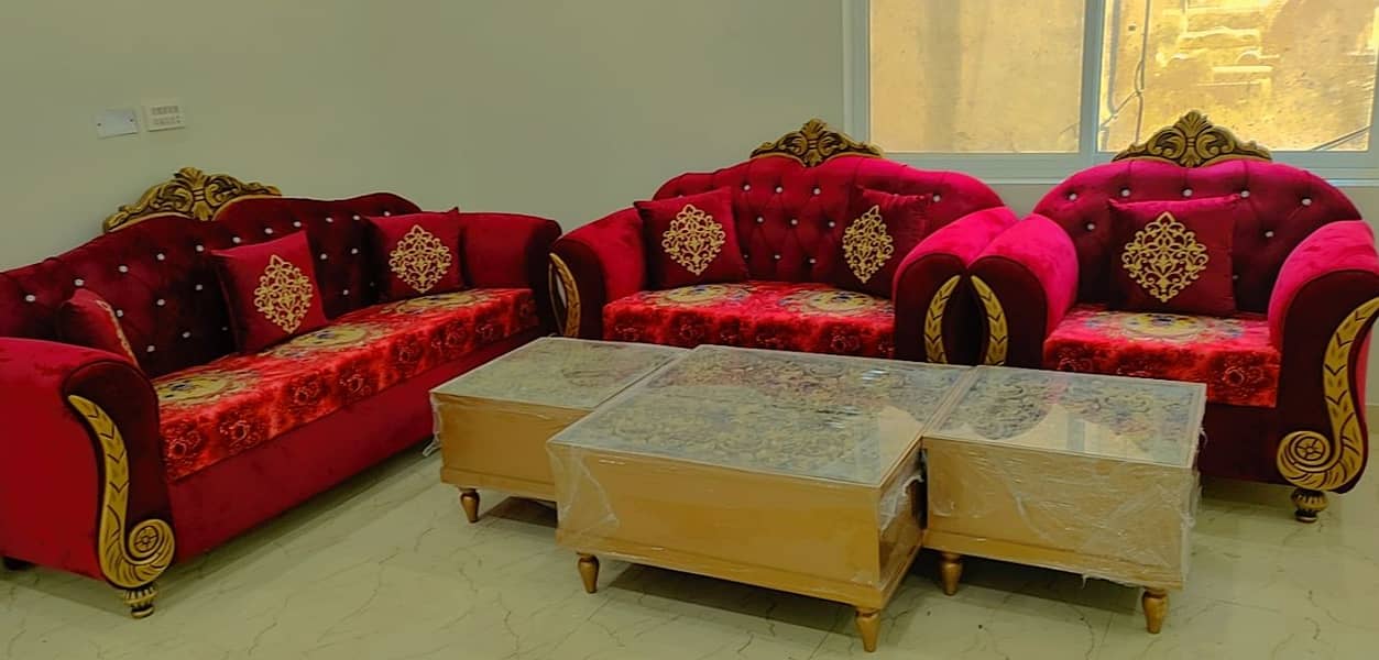 sofa set | L shape sofa | Wooden sofa | Velvet sofa | Luxury sofa 10