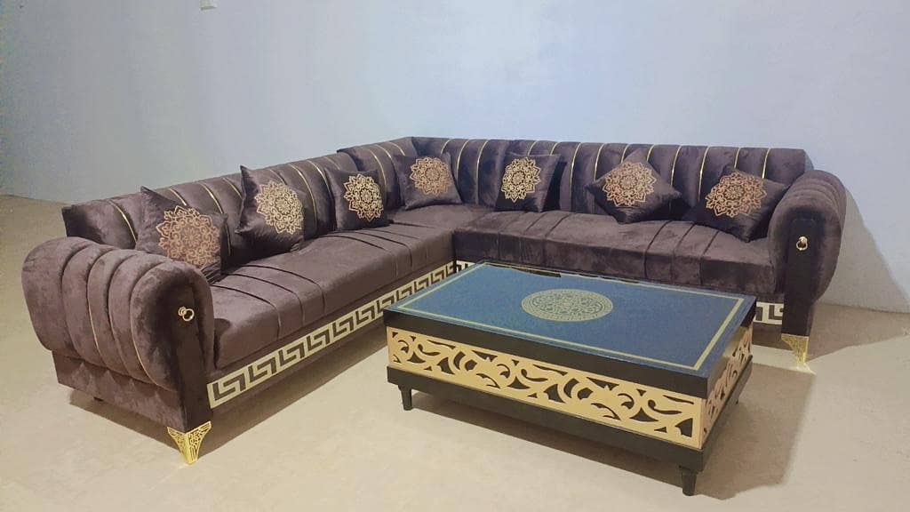 sofa set | L shape sofa | Wooden sofa | Velvet sofa | Luxury sofa 13