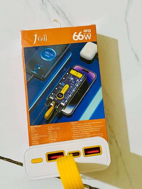 power Bank for sale 66 w 10000 mAh with led lights 4