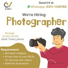 Need Photographer