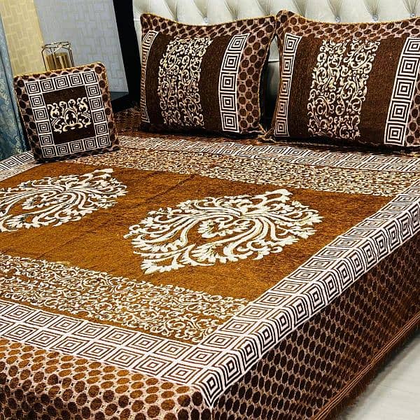 velvet jacquard double bed premium quality 0