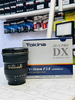 Tokina 11-16 lens with box for nikon bodies only