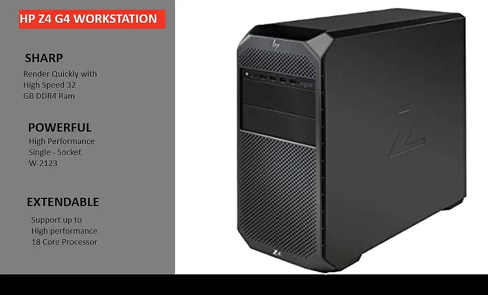 Hp Z4 G4 Workstation Intel -Xeon W-2123 2