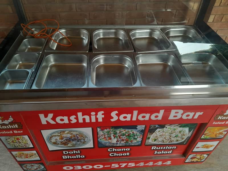 Salad Bar Food Cart For Sale 0