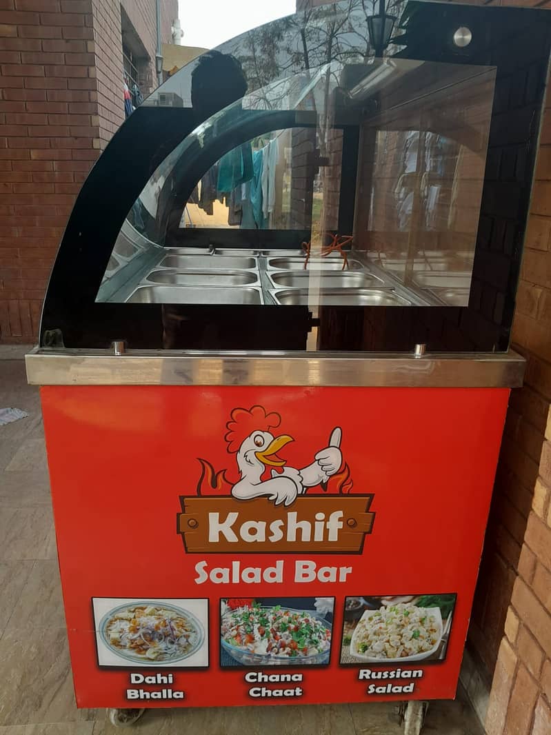 Salad Bar Food Cart For Sale 1