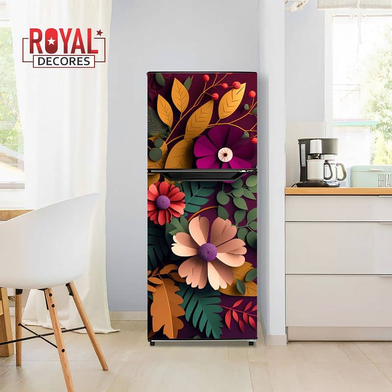 Elegant Fridge Stickers 3d, Waterproof, Oil-Proof Self-adhesive vinyl 11