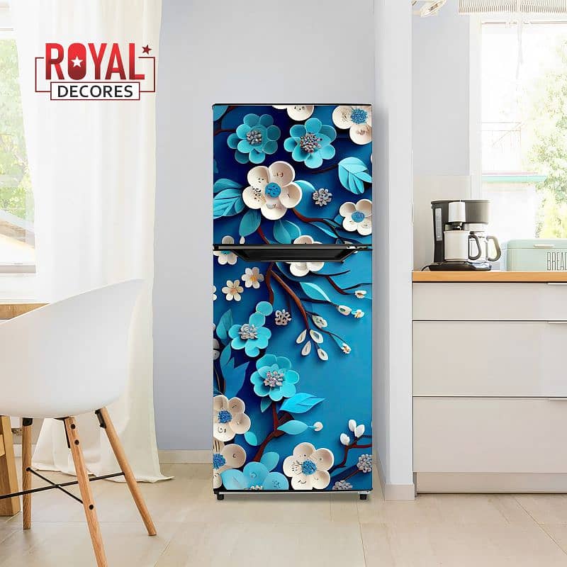 Elegant Fridge Stickers 3d, Waterproof, Oil-Proof Self-adhesive vinyl 13