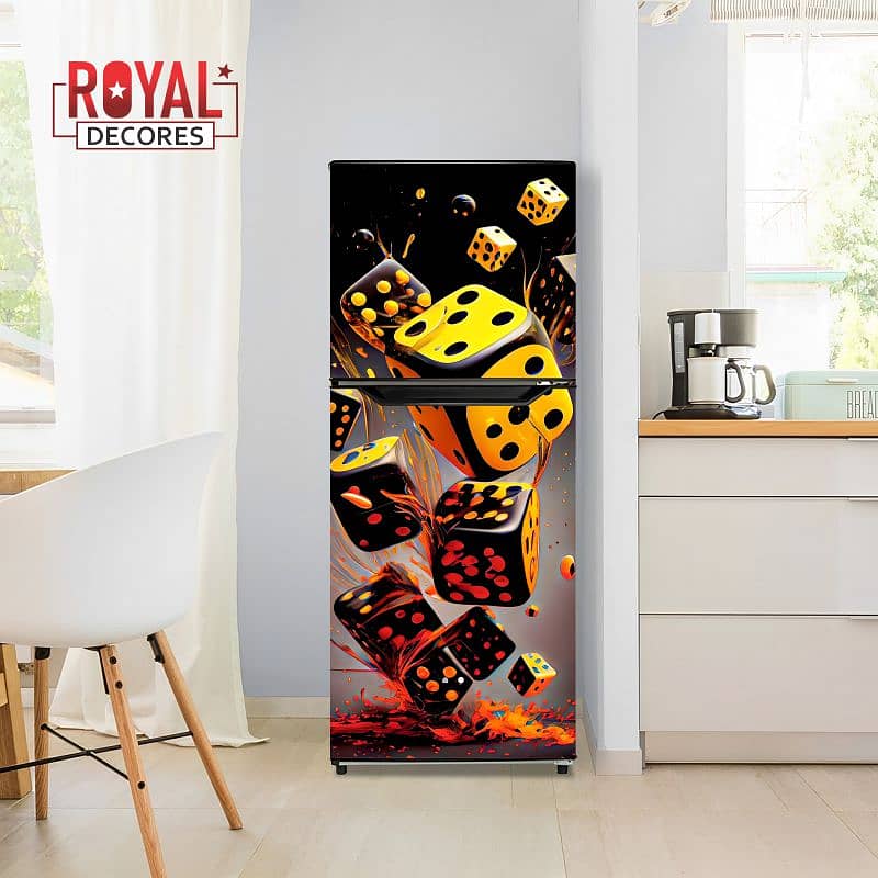 Elegant Fridge Stickers 3d, Waterproof, Oil-Proof Self-adhesive vinyl 16