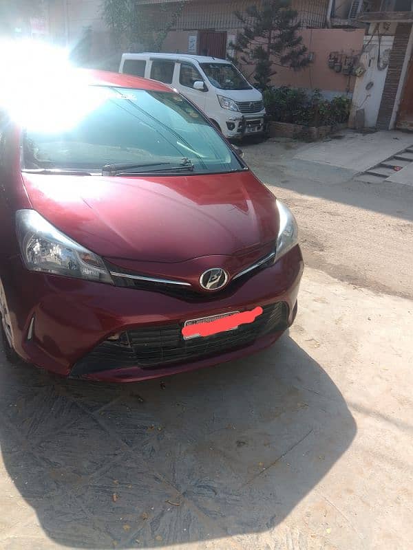 Toyota Vitz jawella key red 2014/18 1