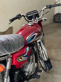 Honda CG 125 2022 Model Karachi Number