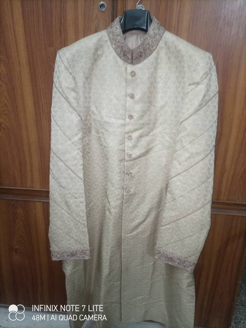 Branded Sherwani just 4 hrs used. 3