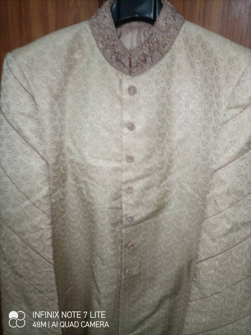 Branded Sherwani just 4 hrs used. 4