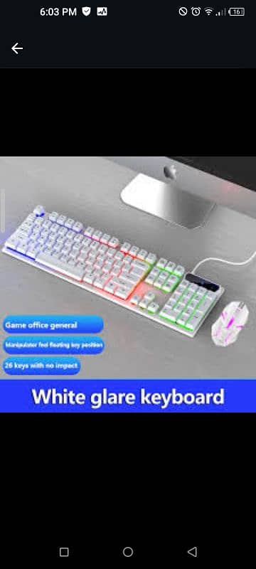 Monster Gaming Keyboard With Mouse 2