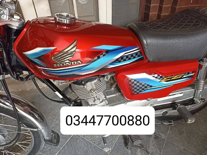 2024 Honda CG 125 applied 03447700880 1