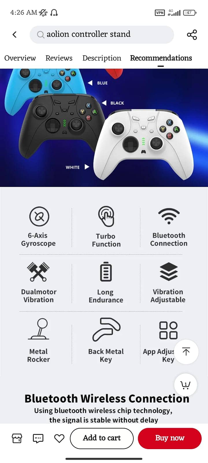 Xbox Controller/Wireless Game Controller/Gaming console for sale 3