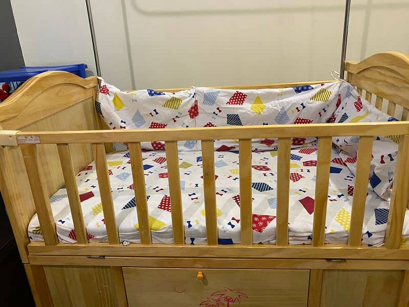 Wooden Baby Cot 2