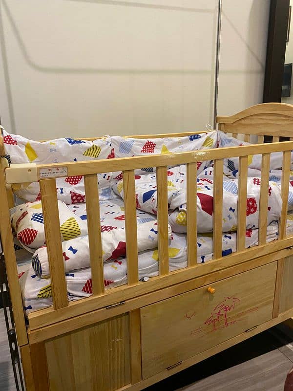 Wooden Baby Cot 4