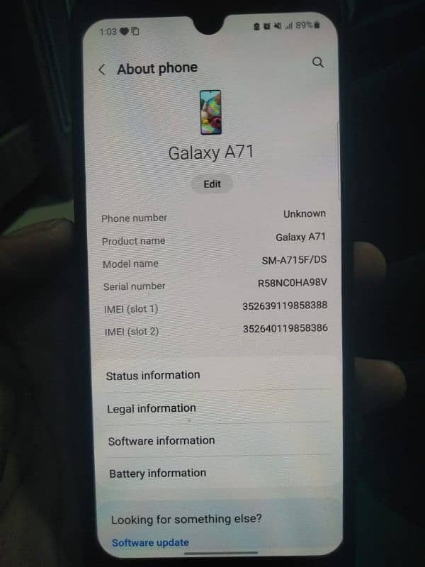 Samsung galaxy a71 8/128 2