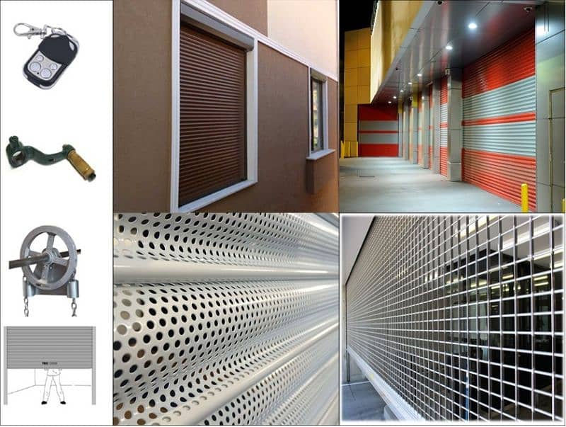 Motorised / Automatic Rolling Shutter Doors In Auminium, PVC, Gi 4