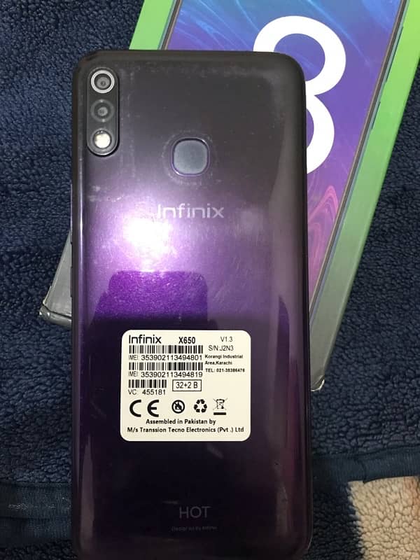 infinix hot8 lite 7