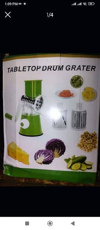 Table Top Drum Grater 3