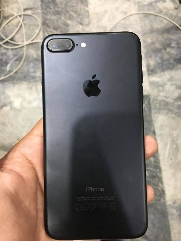 iPhone 7 plus with box official PTA APPROVED 0