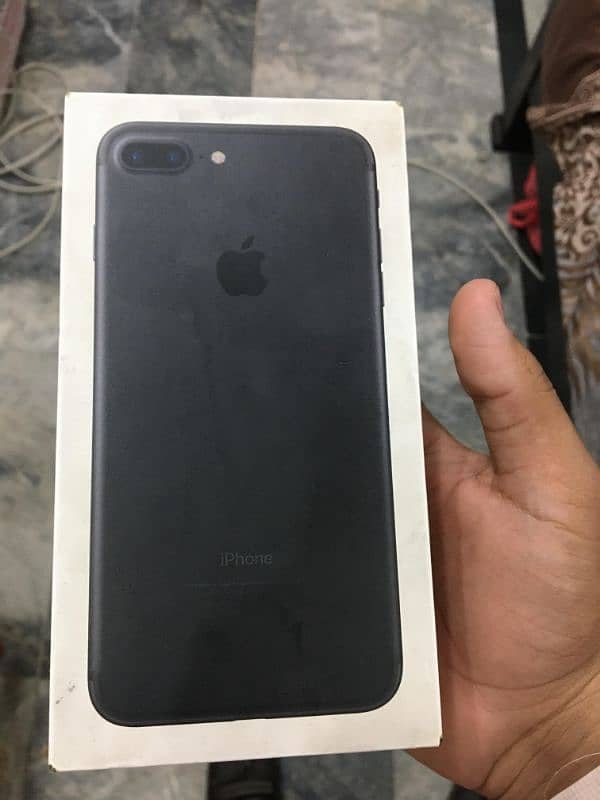 iPhone 7 plus with box official PTA APPROVED 3