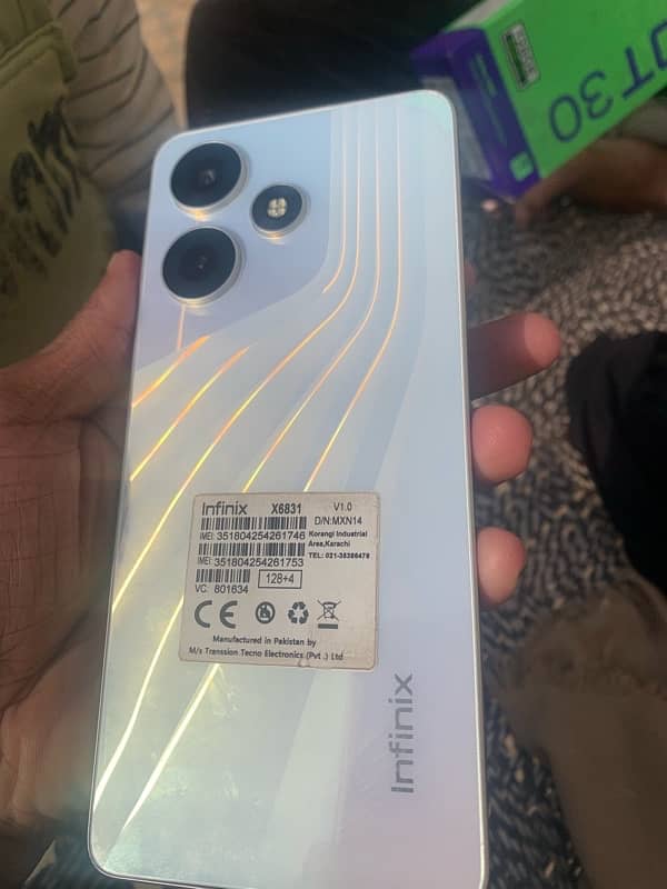 infinix hot 30 4+4\128 10by10 0