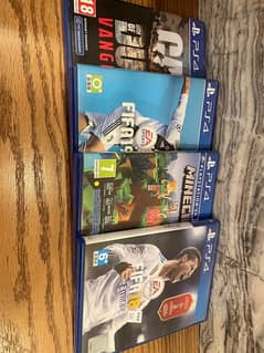 COD vanguard, Fifa 18, Minecraft, Fifa 19