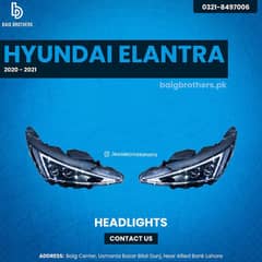 Hyundai Elantra Tucson Sonata Kia Stonic Bumper Fender Grill Drl Lite.