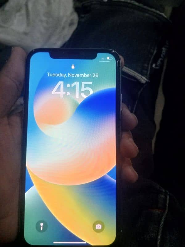 I phone x non pta bypass 64 gb all ok shisha condition 1