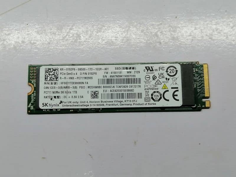 1 TB NVME drive 0